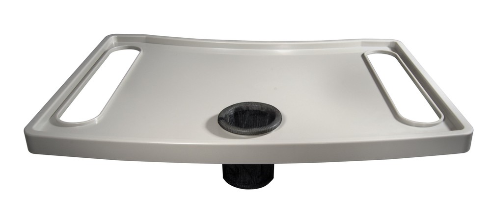 Universal Walker Tray with Cup Holder Grey Drive