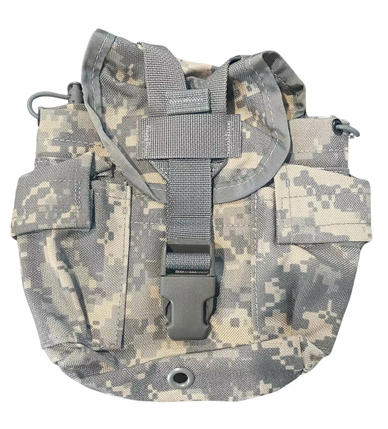 US Military Canteen Cup With Canteen With ACU MOLLE Pouch VGC