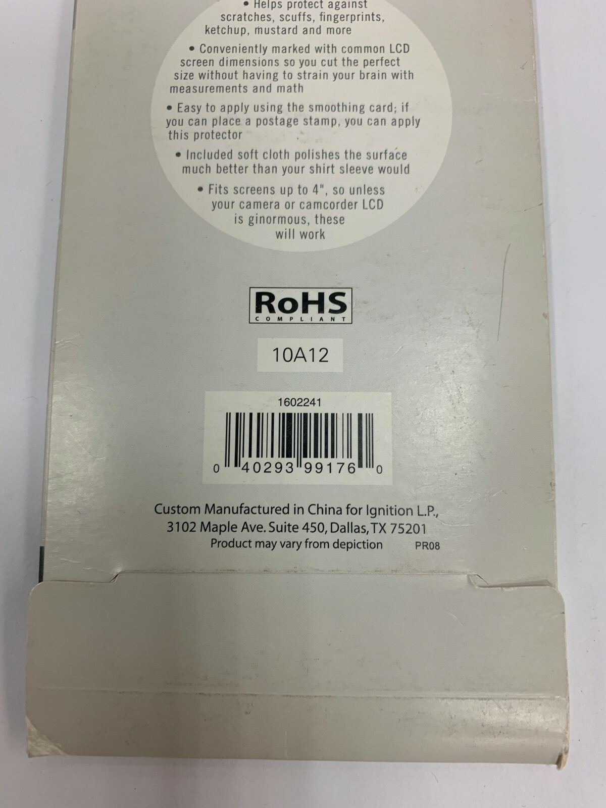 Universal Screen Protector for Camera or Camcorder LCD Screens up to 4" (3-Pack)