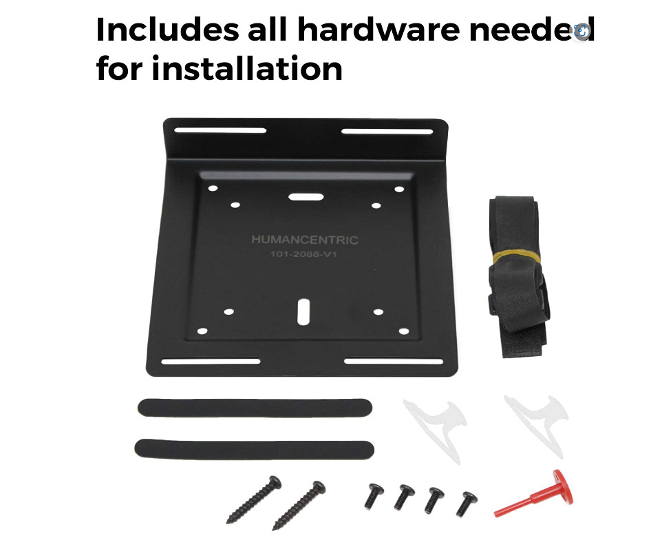 HumanCentric Universal Wall and VESA Mount, Adjustable Strap Mount for Small...