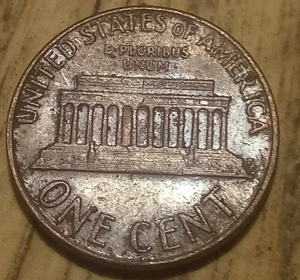 1973 D Lincoln Penny, Broadstruck, Mishaped "E" In Cent, Mint Error, Twisted 7