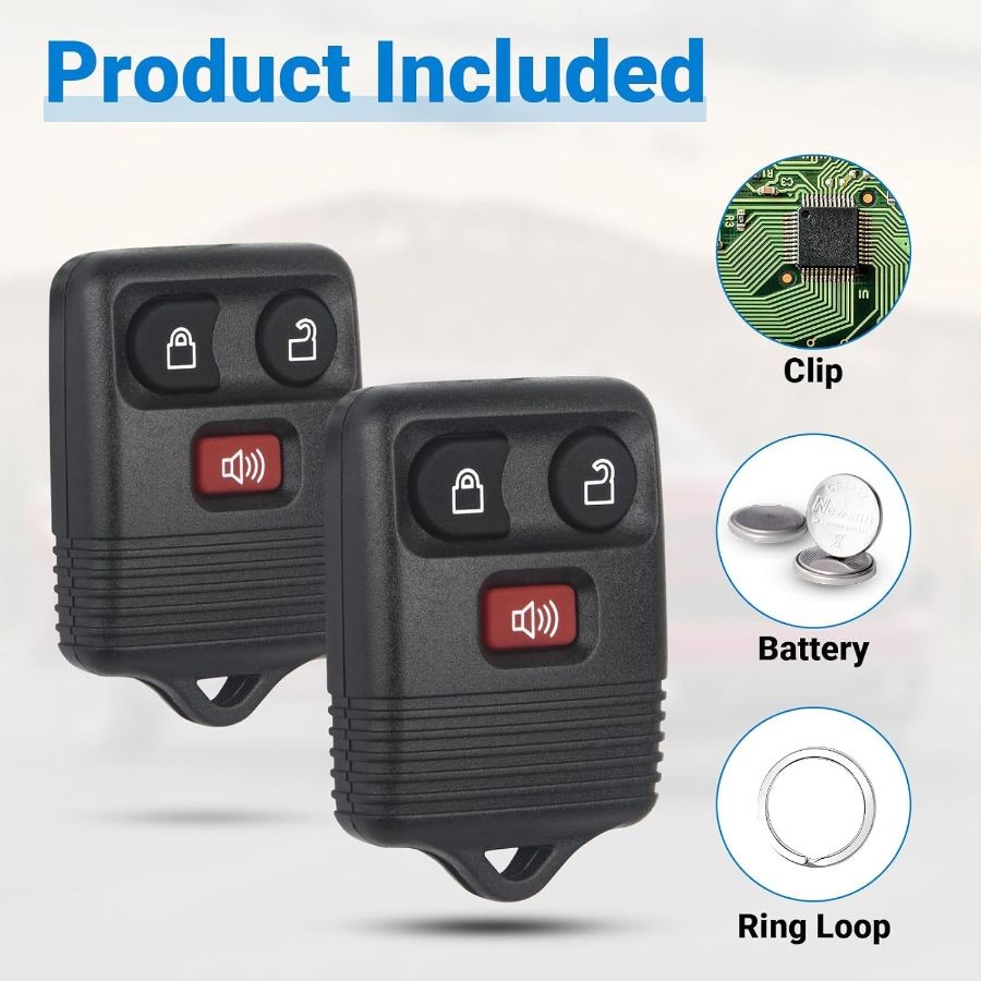 Key Fob Remote Replacement Compatible with E150 Escape Ranger Explorer Expeditio