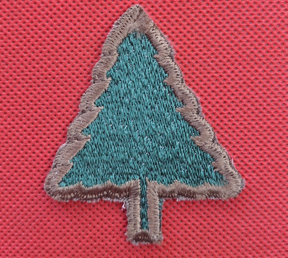 US Army Authentic WW2 91st Infantry Division OD Border Patch