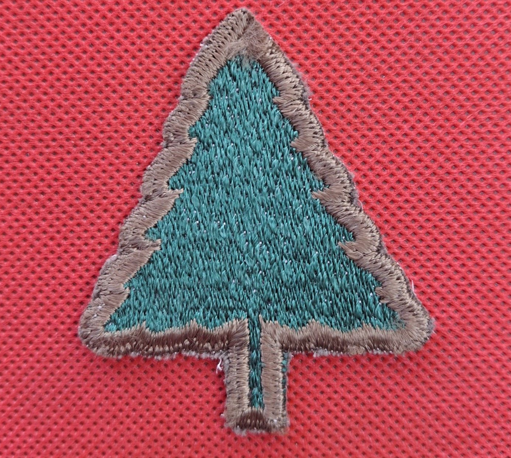 US Army Authentic WW2 91st Infantry Division OD Border Patch