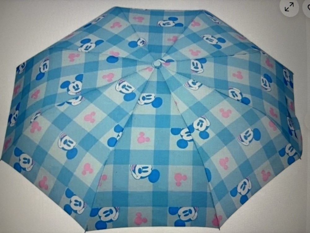 Disney Mickey Mouse Rain Umbrella Auto Open