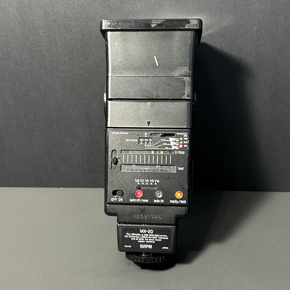 SUNPAK Auto 26DX THYRISTOR Electronic Camera Flash Unit Tested & Working