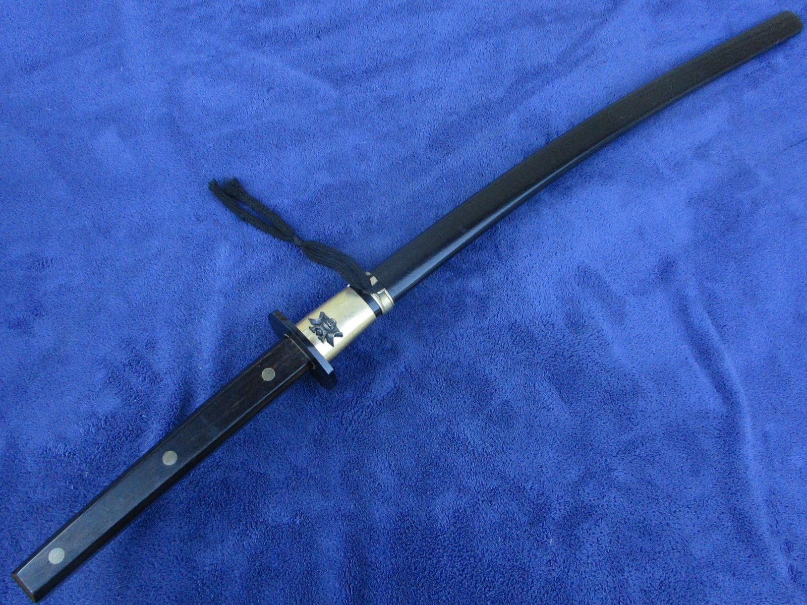 VINTAGE JAPANESE KATANA SWORD AND SCABBARD MADE IN SPAIN QUALITY REPLICA