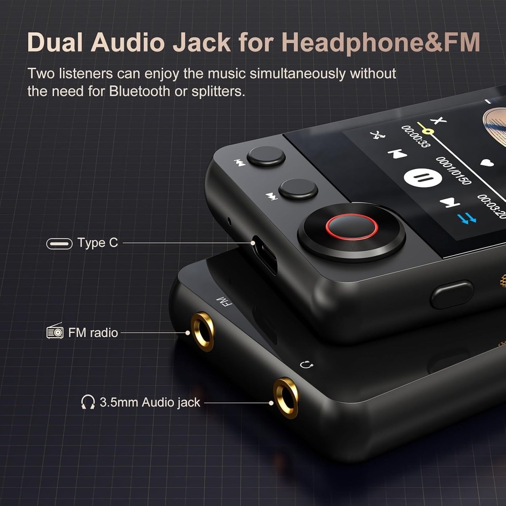 MECHEN D53 128GB MP3 Player with Bluetooth
