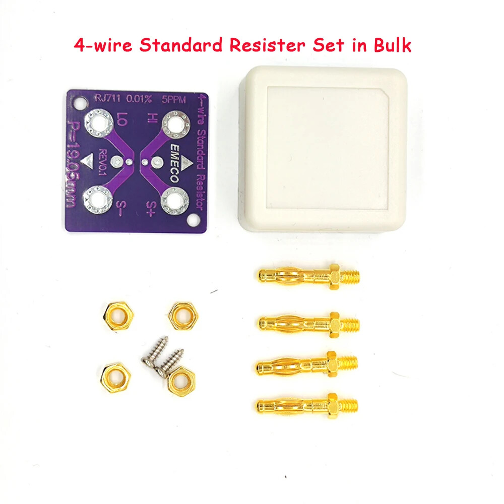 4-Wire Short Plug Standard Resister Calibration Multimeter Verification Tool