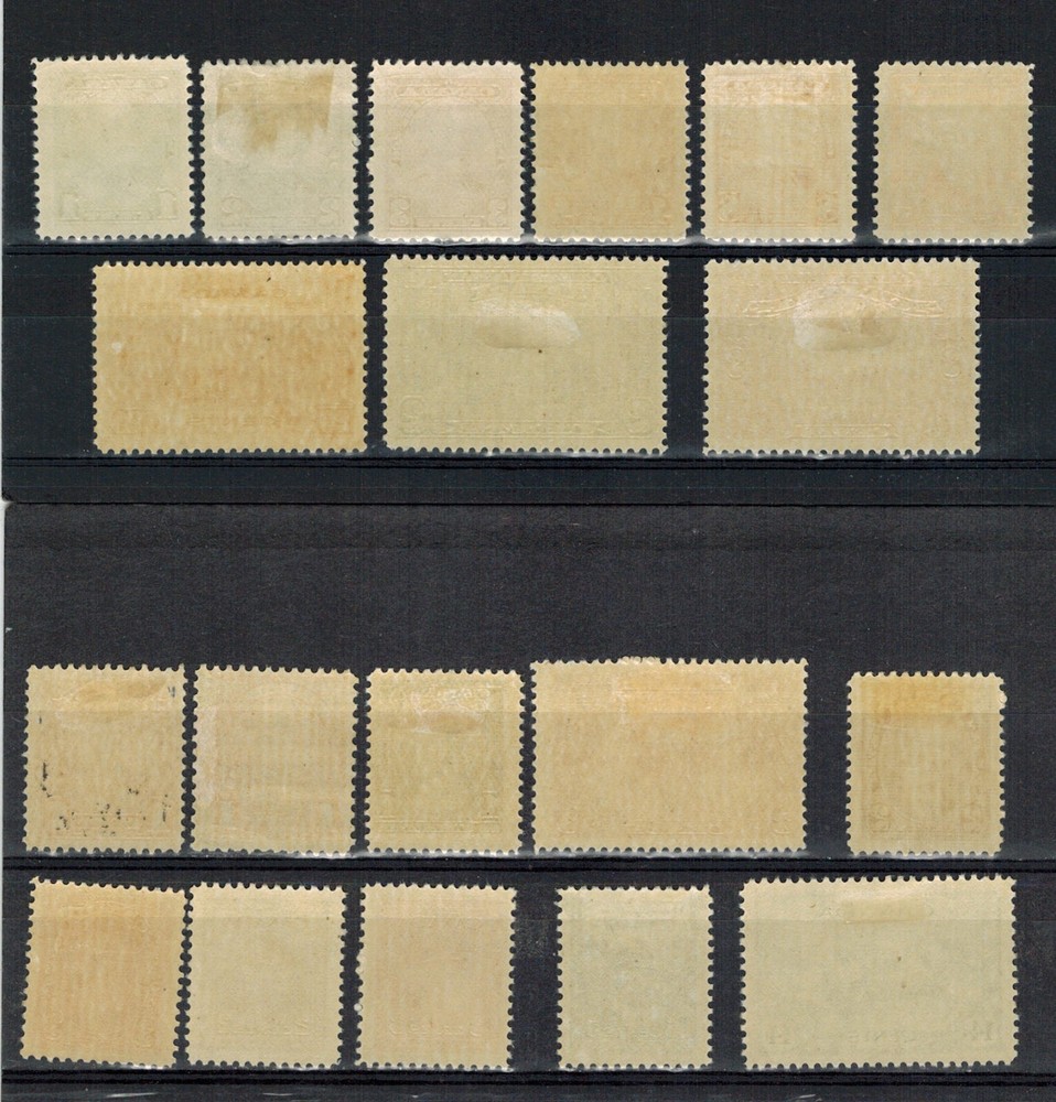 CANADA OLDER MINTS ON A STOCK CARD FROM LIGHT HINGE TO HINGED.