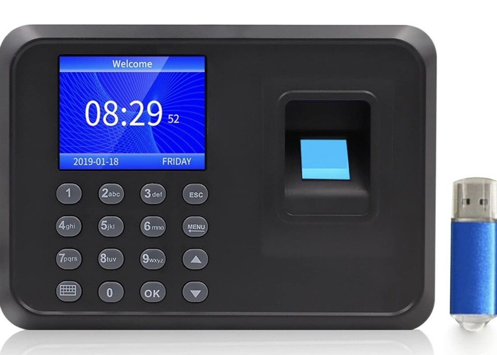 KAZNTCC Fingerprint Time Clock System - No Software