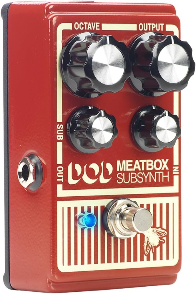 Digitech DOD Meatbox Subharmonic Synthesizer Pedal w/ Two Free Patch Cables