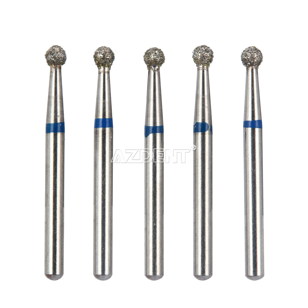 AZDENT Dental Diamond Burs High Speed Handpiece Friction Grip 5/Pc/100Pc/200Pc