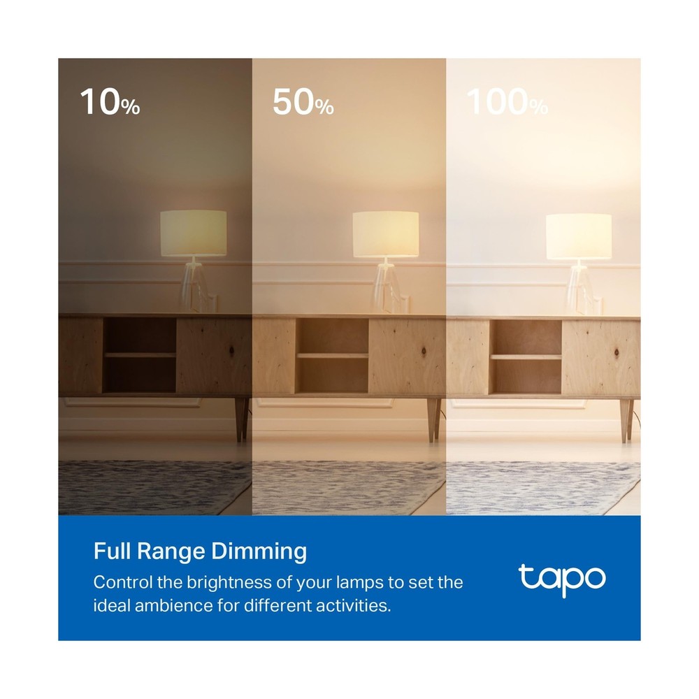 TP-Link Tapo Smart Dimmer Plug KIT, Matter Compatible, Wireless Dim... Fast Ship