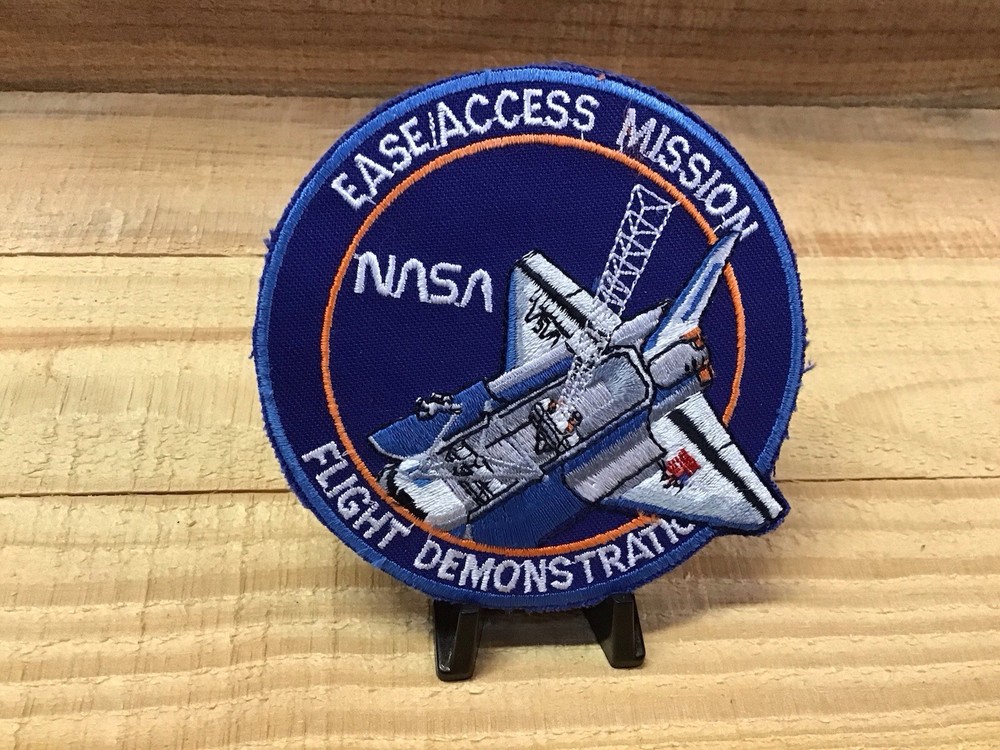 NASA Ease/Access Mission Flight Demonstration Space Shuttle Embroidered Patch