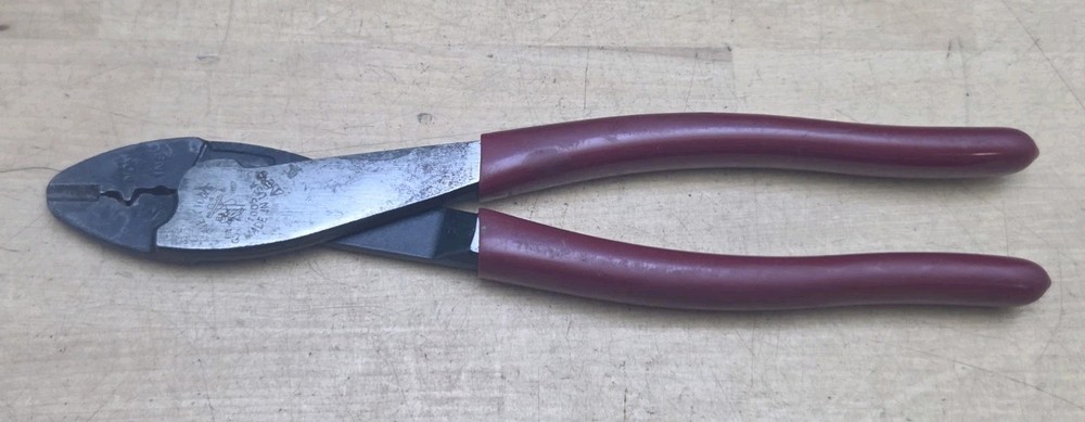 Klein Tools 1005 - 9-3/4" Long Soft Grip Crimping & Cutter Pliers