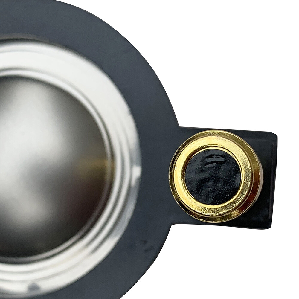 2Pcs 25MM Replacement Diaphragms For PA Speaker 8 Ohm Driver Tweeter Titanium