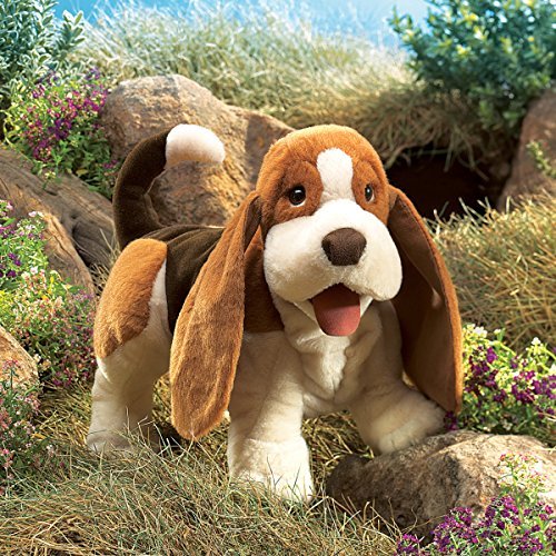 Folkmanis Basset Hound Hand Puppet