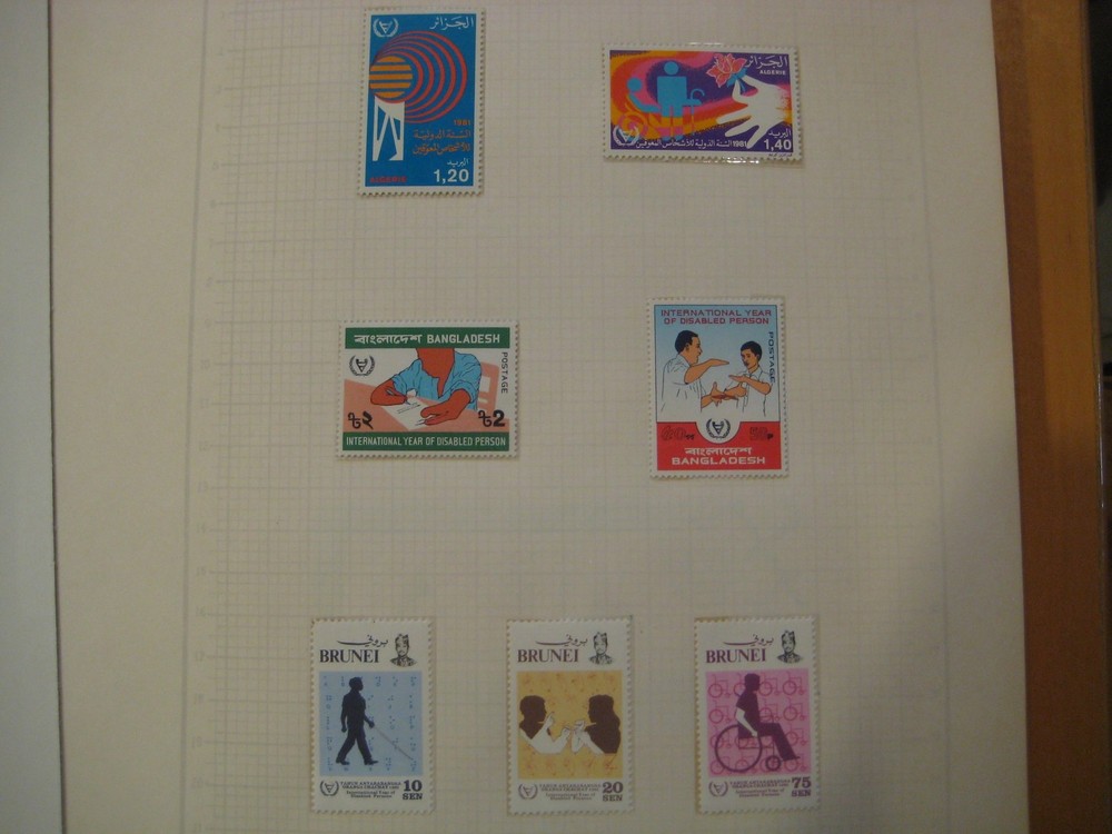 Disabled Year 1981 Collection - WDWPhilatelic (D7C) 4/26