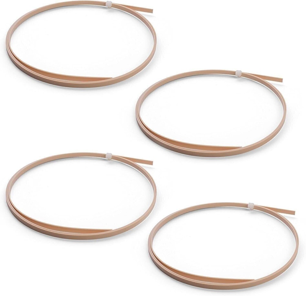 StewMac Cream ABS Plastic Binding, 65" x .090" x .250" - 4 Pack