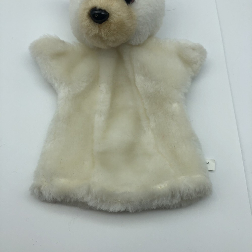 Vintage Hand puppet cream teddy bear