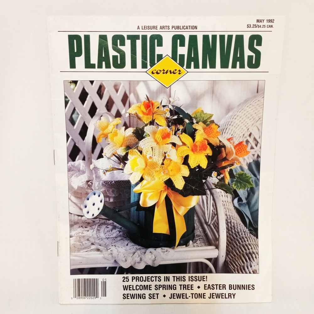 Plastic Canvas Corner Magazine May 1992 25 Projects Welcome Spring Easter Bunny