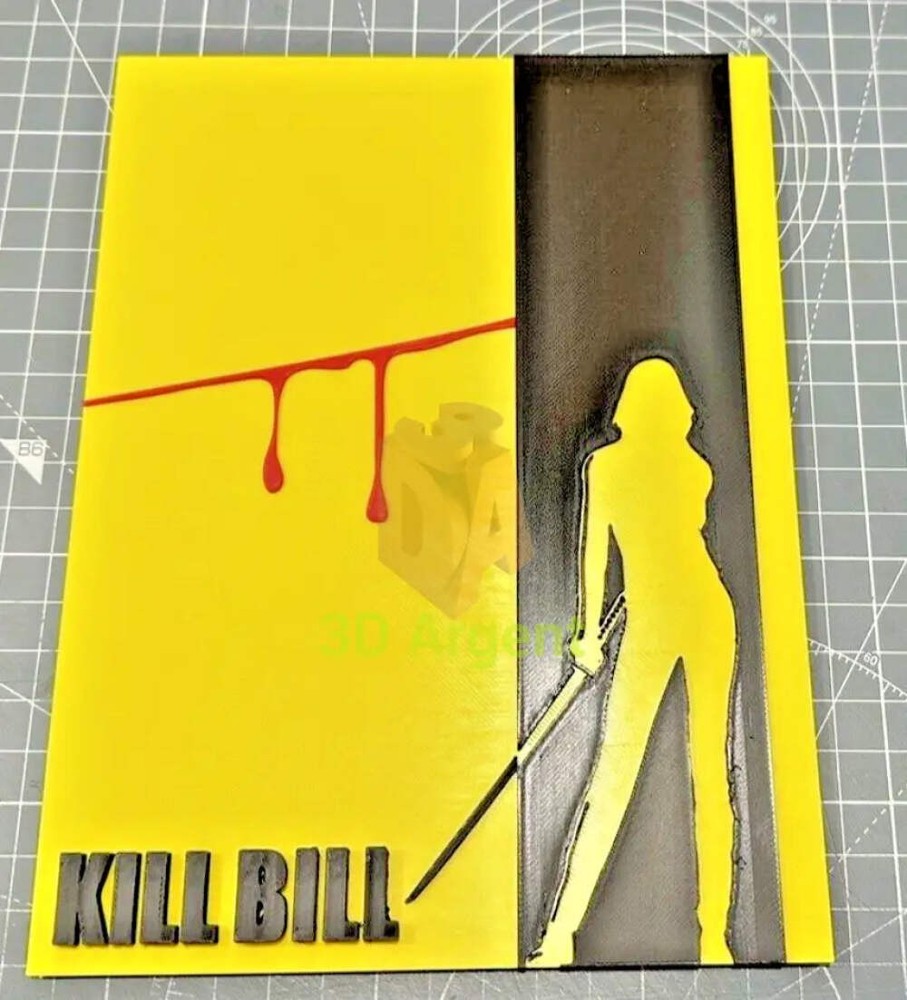 Kill Bill - 3D Printed Sign Stand