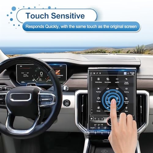2024 2025 2026 Acadia Screen Protector for GMC for 11Inch Dash+15Inch Navi