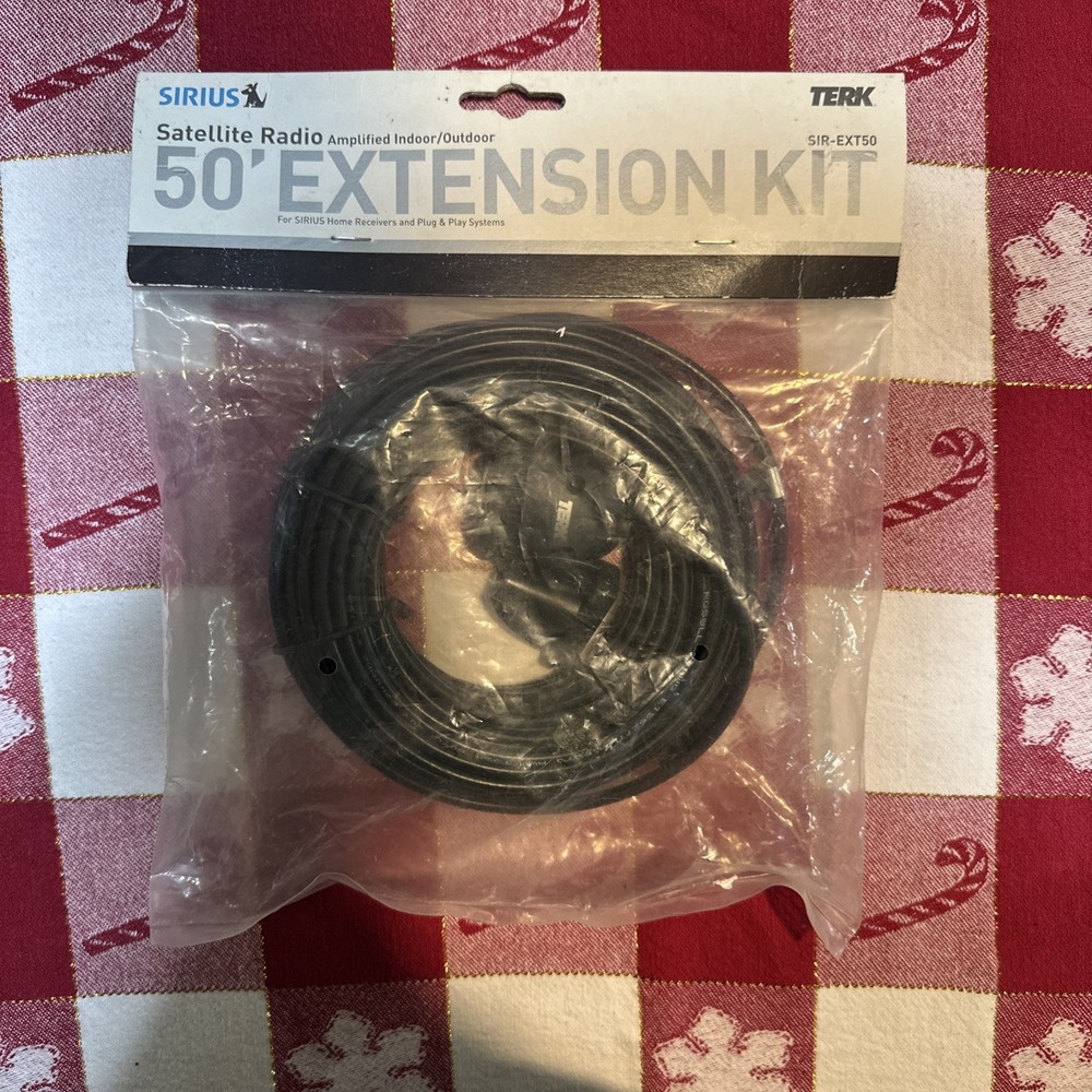 Sirius Terk 50' Extension Kit – SIR-EXT50 – Satellite Radio Cable – New