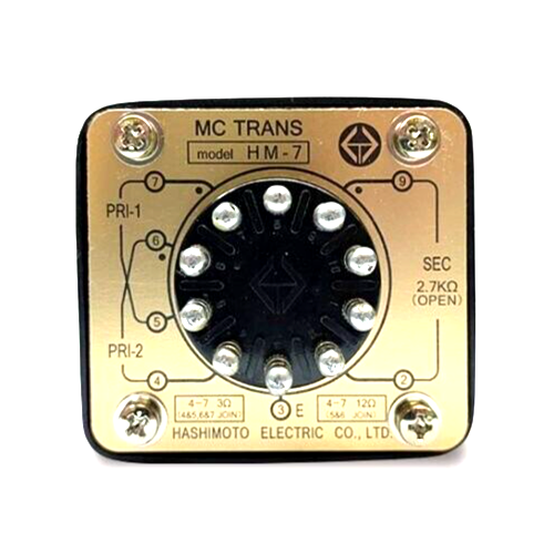 Hashimoto HM-7 MC Cartridge Step Up Input Transformer