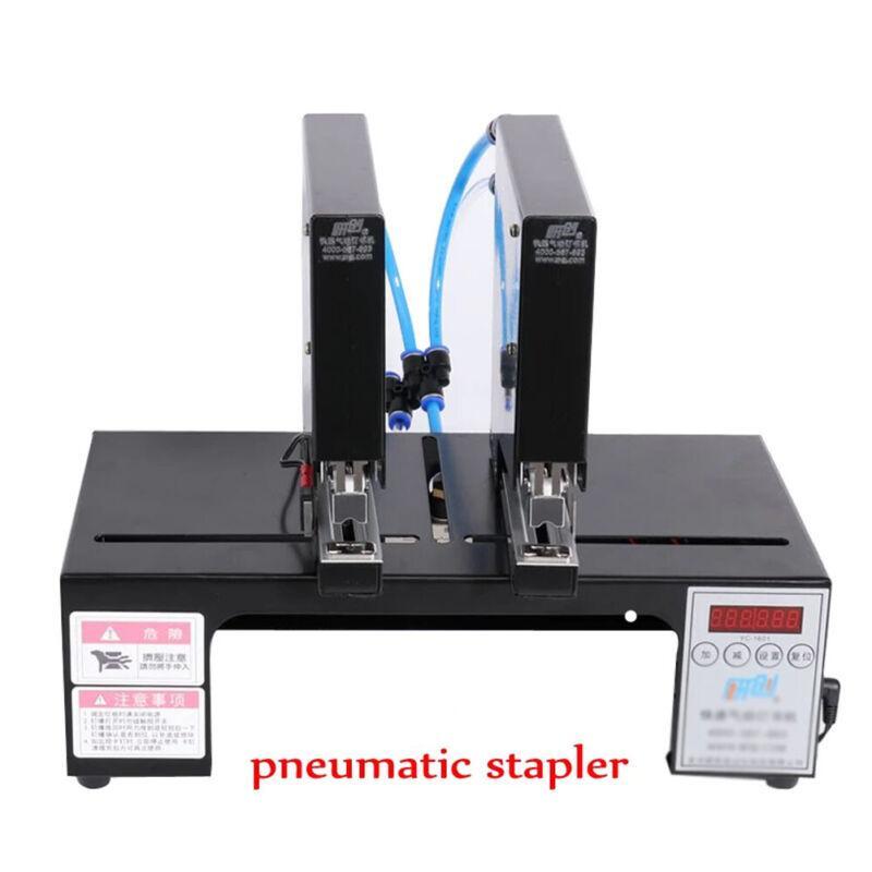 Pneumatic Stapler Double Head Automatic Electric Stapler Binding Machine