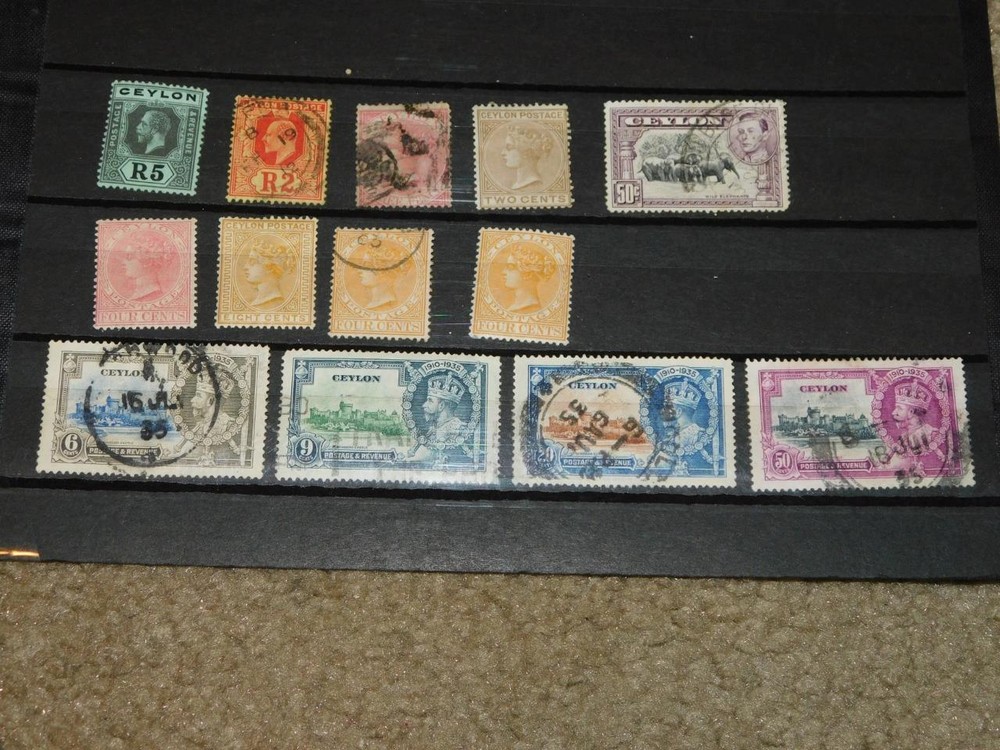 CEYLON, COLLECTION, USED & UNUSED