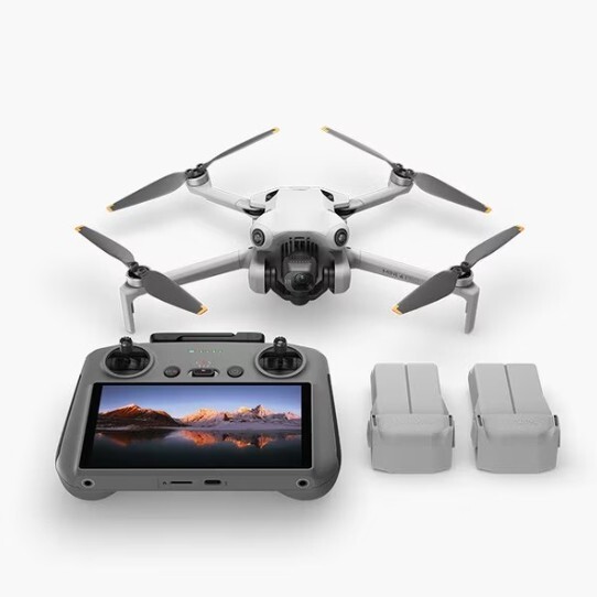DJI Mini 4 Pro Fly More Combo Plus (DJI RC 2 Three Batteries Plus) Camera Drone