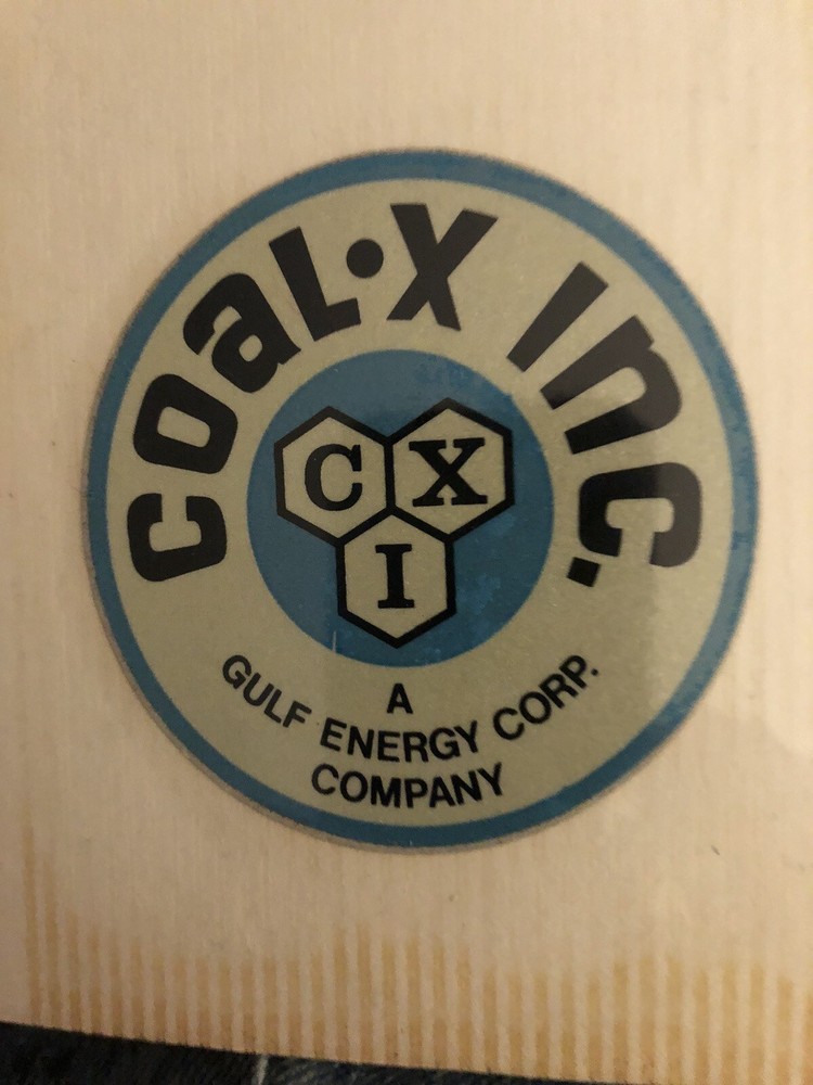 coal mining stickers nice older coal company