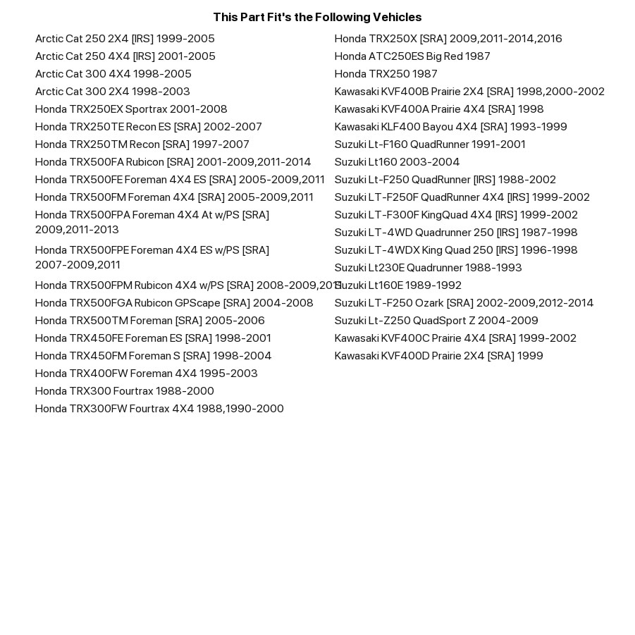 Fire Power 414-54002 Starter Brush Kit