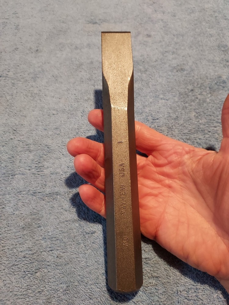 Cold Chisel By Mayhew, No.70, USA, New, 1" Blade