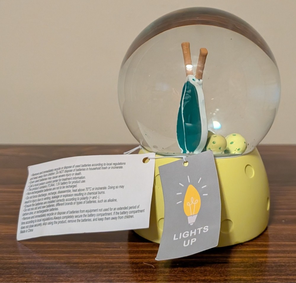 Pickleball Light Up Sparkling Globe