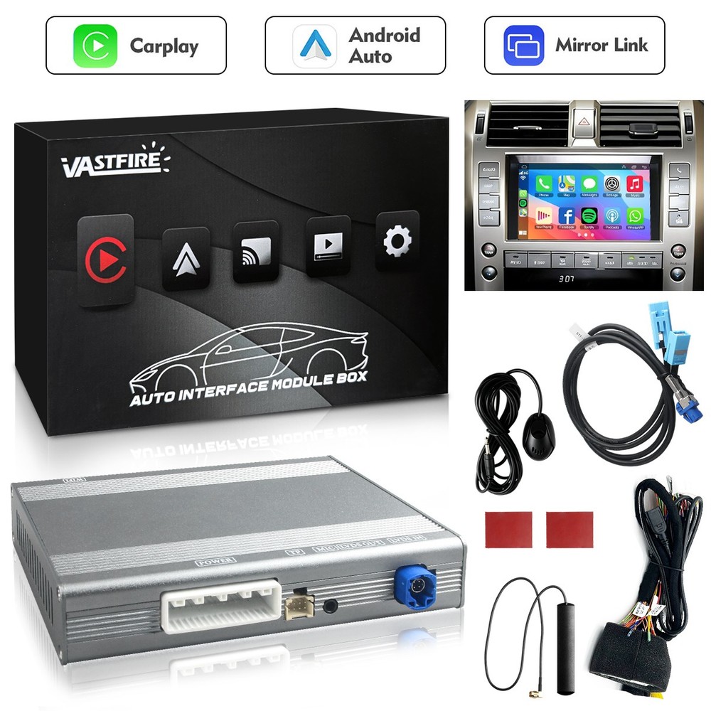 Wireless CarPlay Android Auto Module Interface Kit for Lexus GX460 2014-2021