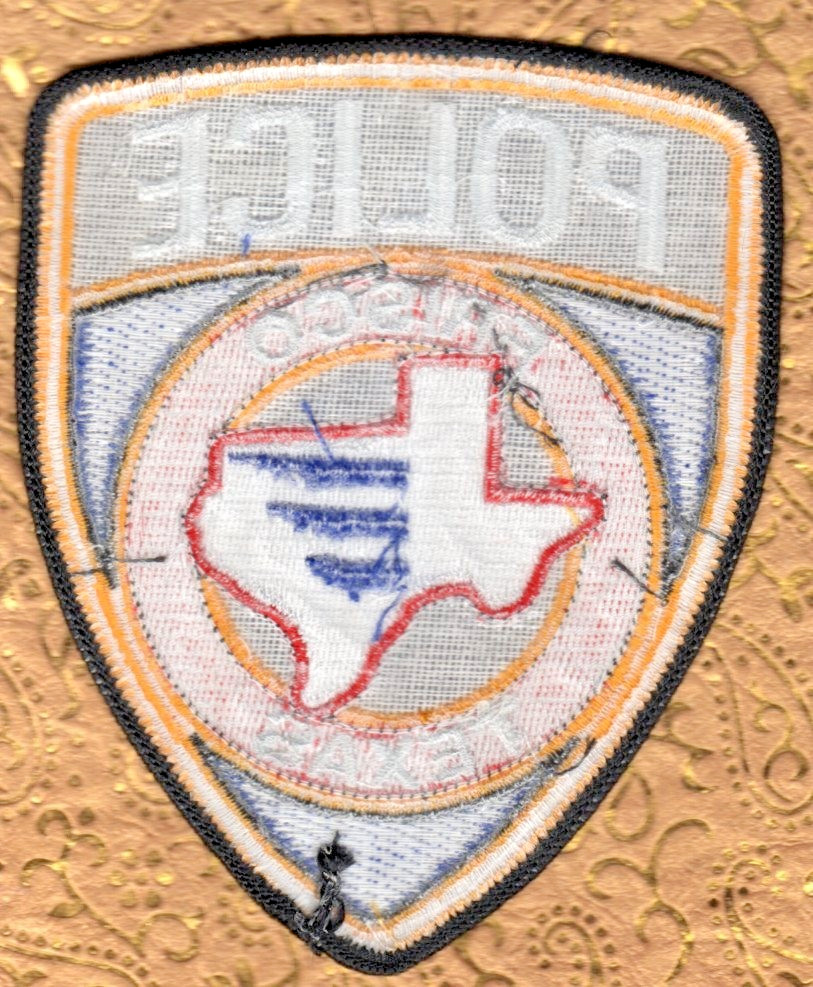 Frisco Texas Police Shoulder Patch Guarantee 100%