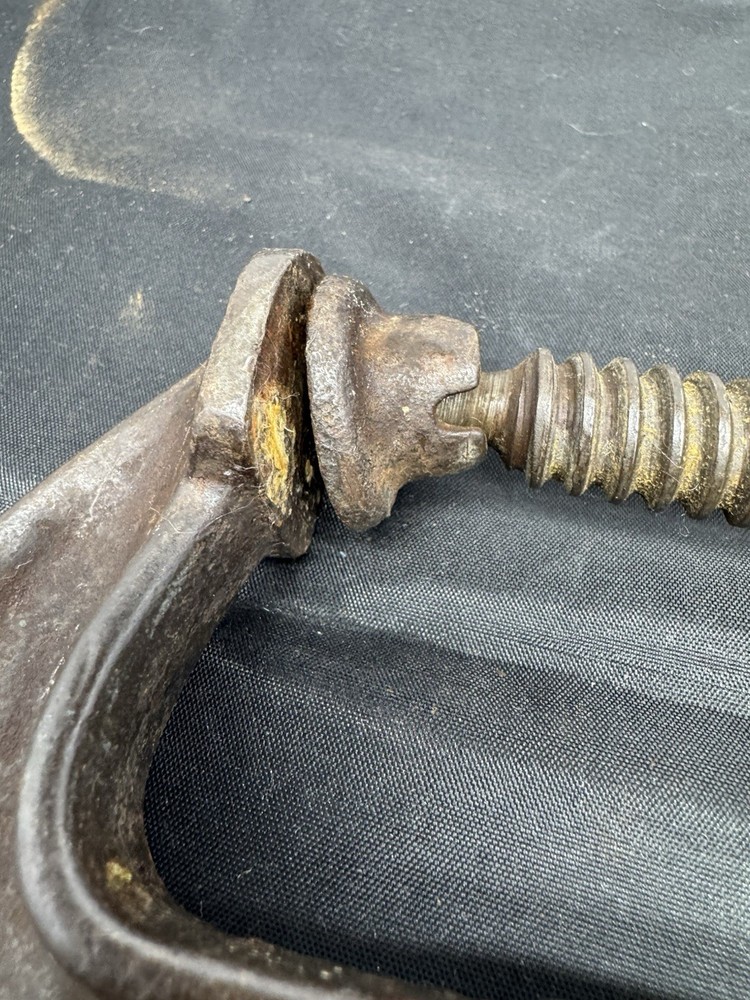 Antique Bat Wing C Clamp #4 Nice!