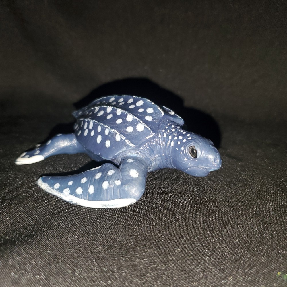 Blue Leatherback Sea Turtle Figure
