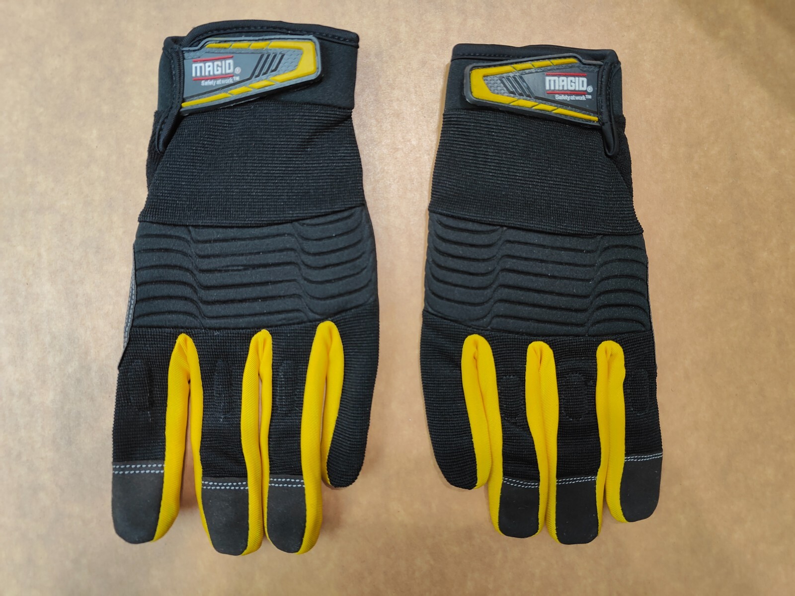 Magid ProGrade Plus Synthetic Leather Palm Heavy Duty Utility Work Glove Men XL