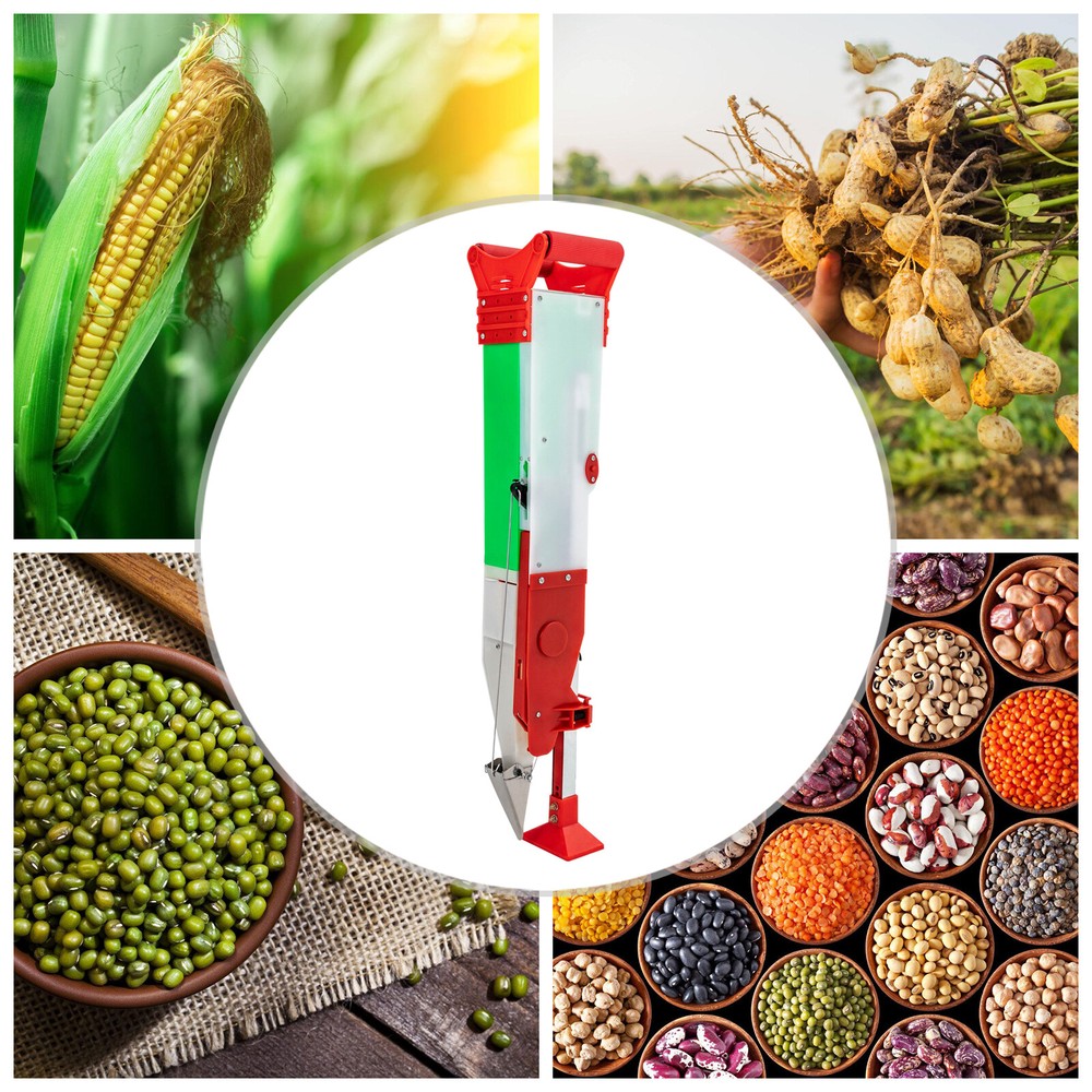 Vegetable Seeder Adjustable Manual Garden Precision Planter Tool Transplanter US