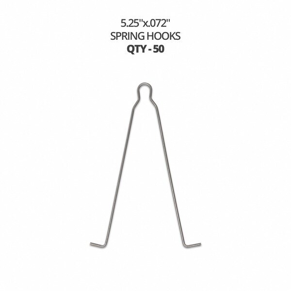 Cerakote 5.25 x .072 Spring Hook-50 pcs pack