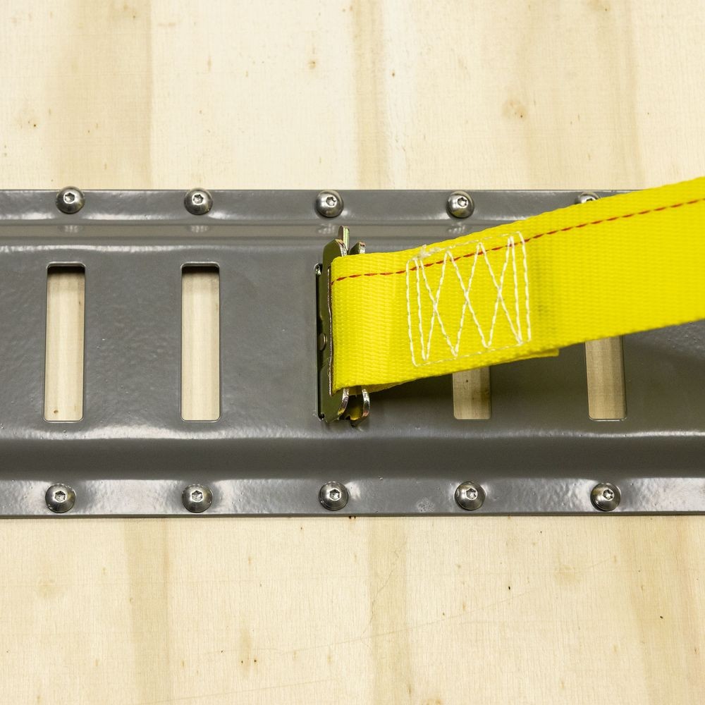 26" Horizontal Steel E/A-Track - Gray