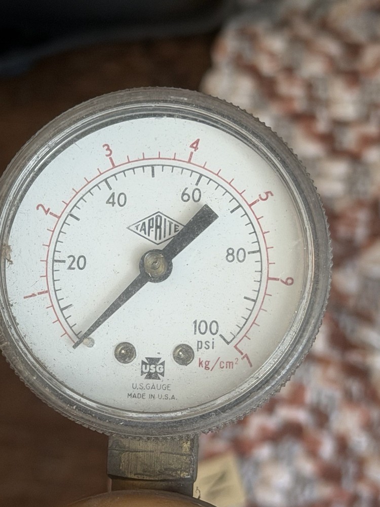 Tap-Rite Taprite Regulator Gauge GP 100 PSI 7 Bar