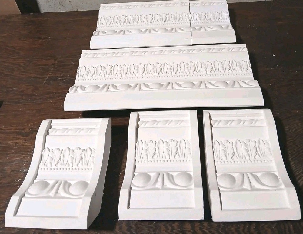 Unique Ornate Vintage Plaster Molding, Architectural Elements - Samples.
