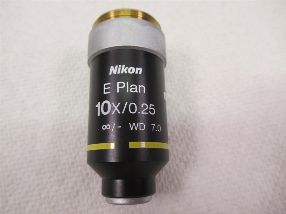 Nikon E Plan 10x 0.25 Microscope Objective Lens Eclipse Series E200