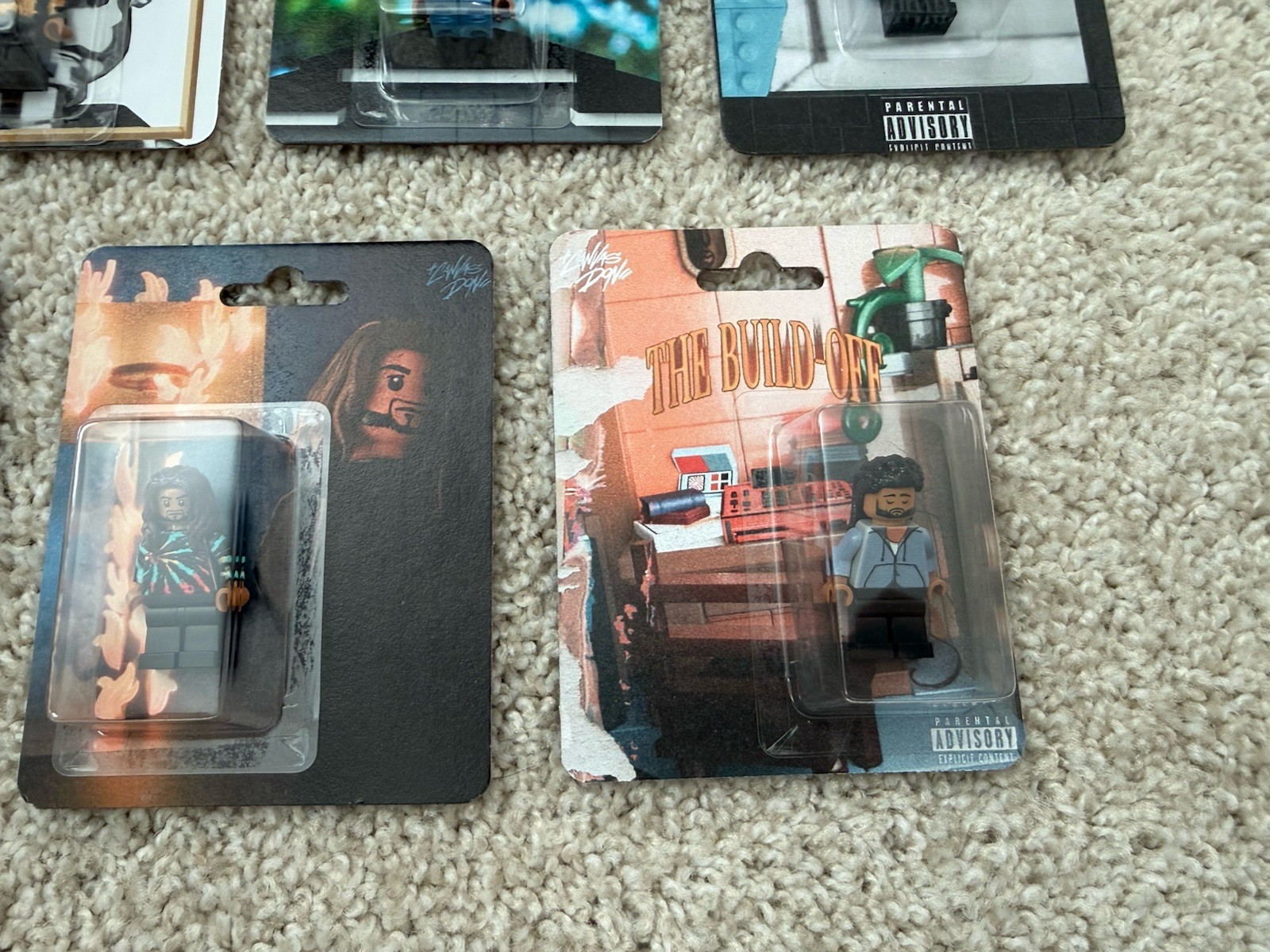 The Canvas Don J Cole ENTIRE SET COLLECTION 7 Figures Limited Edition Lego Rap