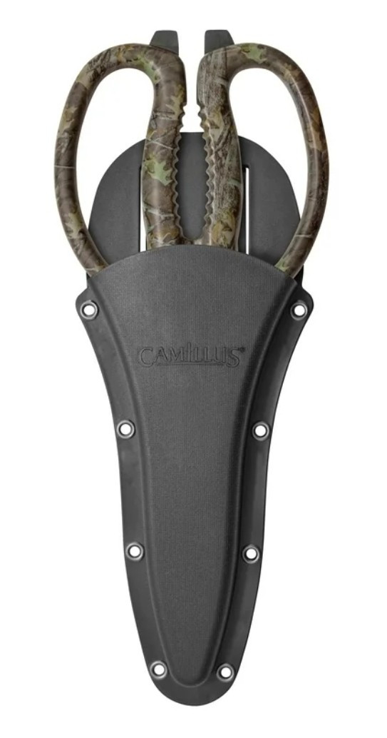 Camillus 9'' Multi-Function Game Shear with Bone Saw, Serrated Blade, and Sheath